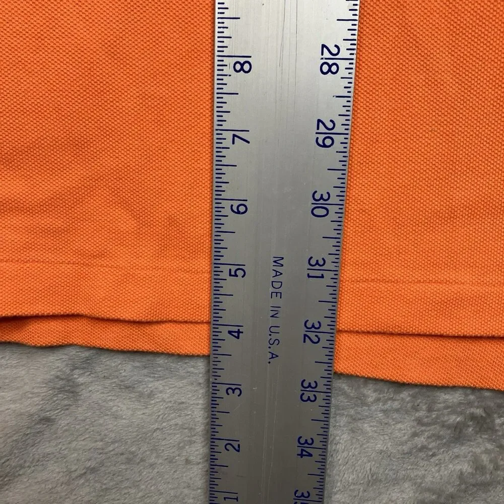 Polo Ralph Lauren Polo Shirt Mens XXL Orange Cotton Short Sleeve Classic Summer